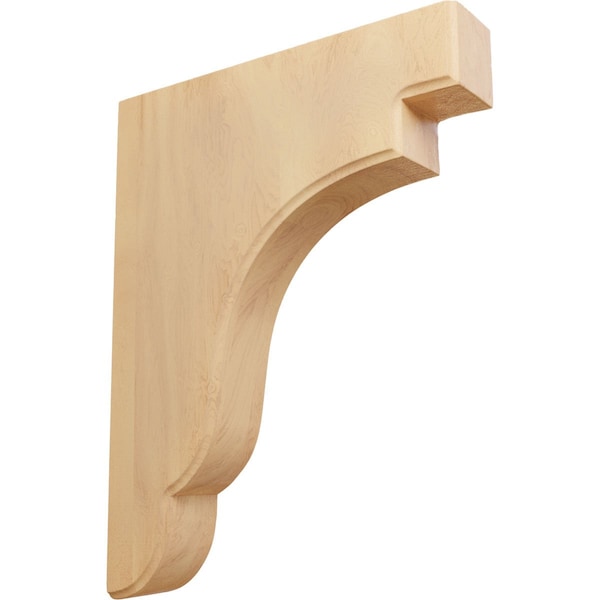 Ekena Millwork 1 3/4"W x 8 1/2"D x 11"H Bedford Wood Bracket, Red Oak BKTW02X09X11BERO - main